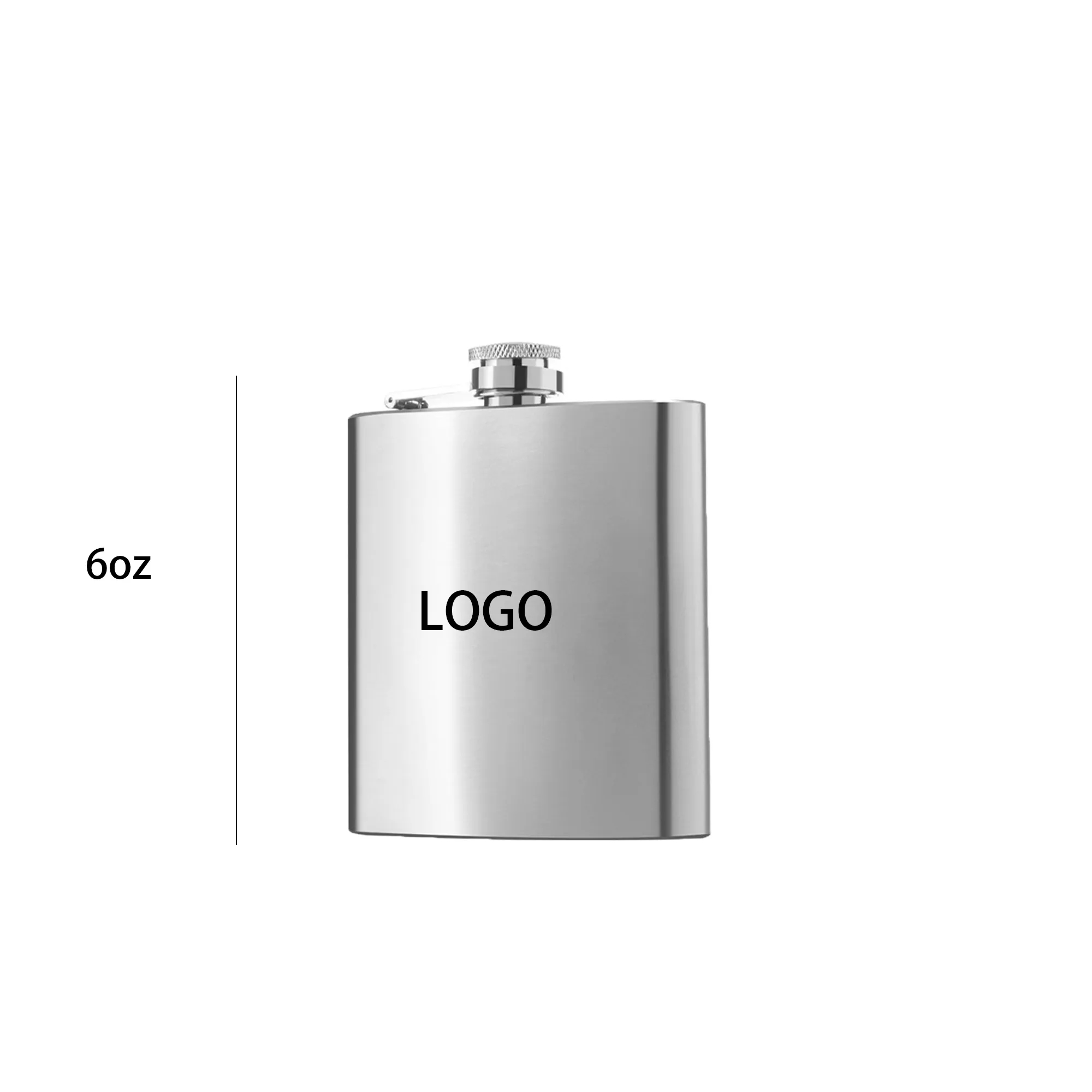 Convenient Stainless Steel Flask, custom water bottle with logo imprint 3