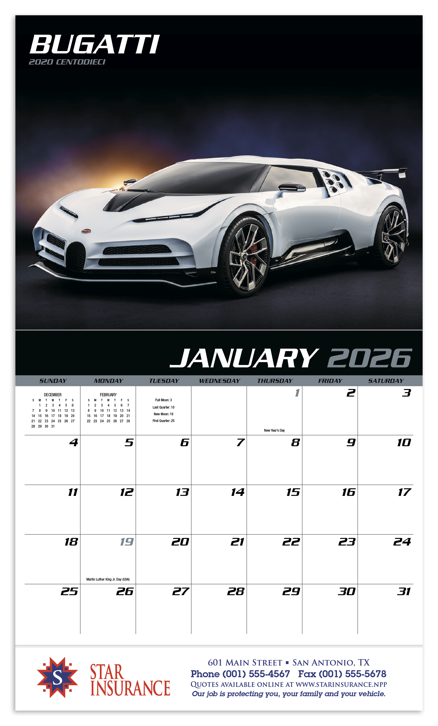 HotLine® Products Fast Trax® Appointment Calendar - Stapled 55