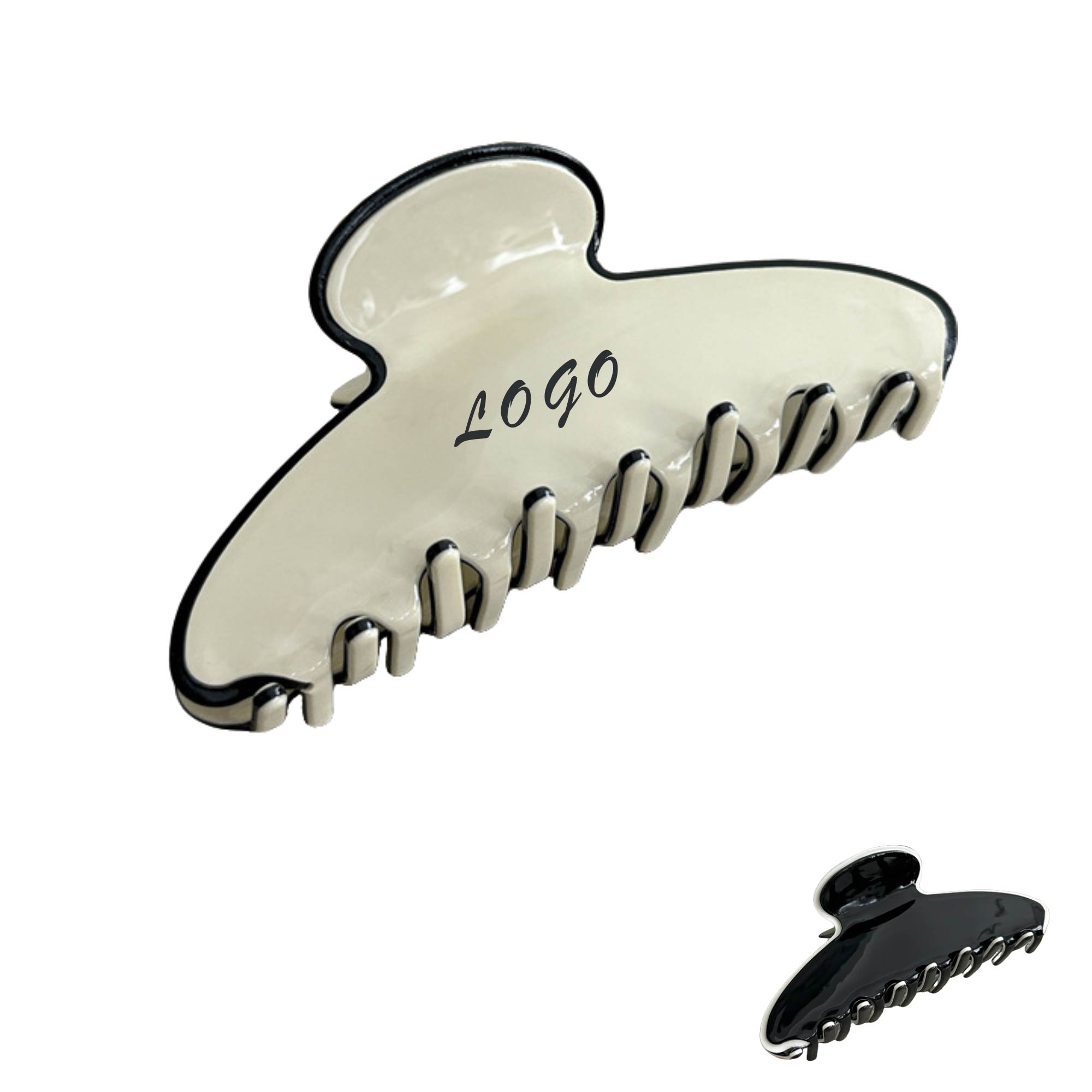 MOQ 5 pcs Solid Color Claw Clip 2