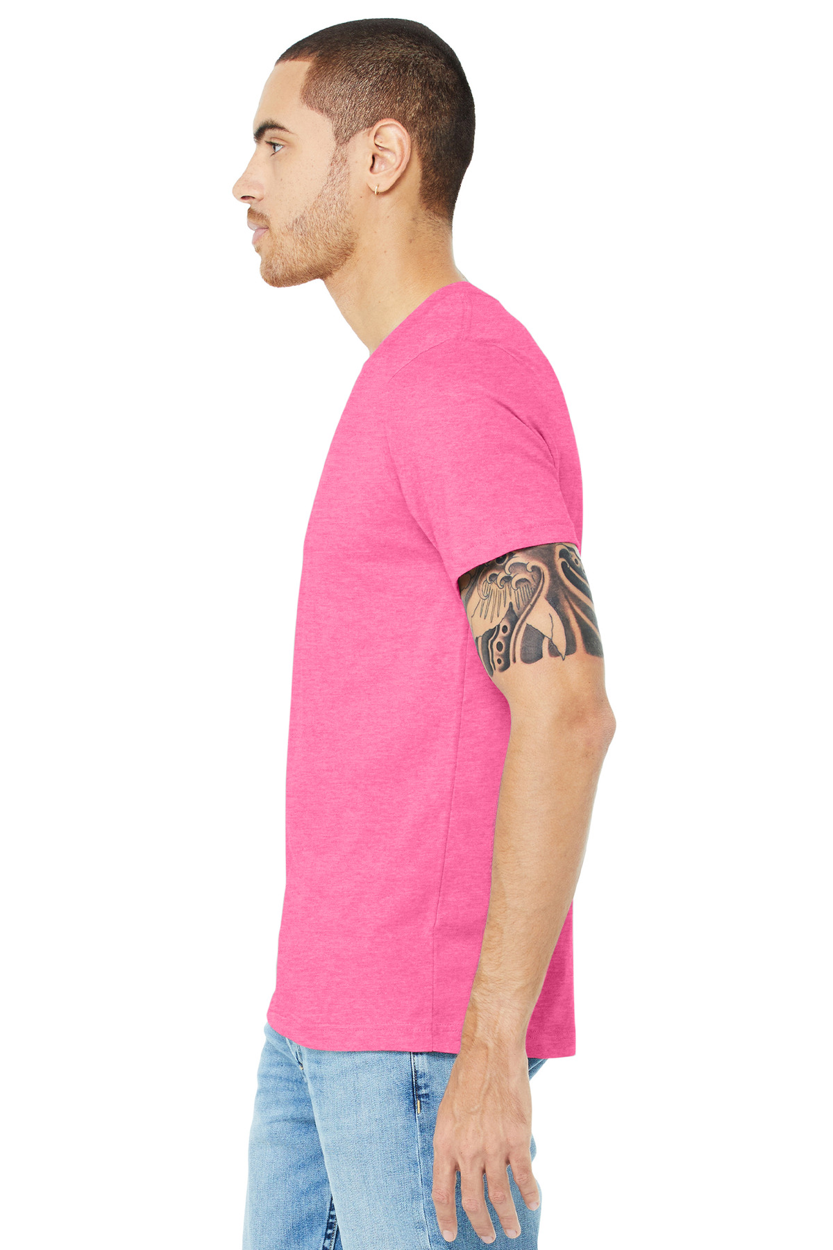 BELLA+CANVAS Unisex Heather CVC Short Sleeve Tee. BC3001CVC 128