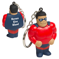 Super Hero Stress Reliever Key Chain 2