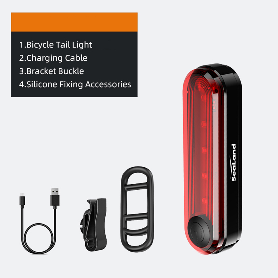 USB Rechargeable Bike Tail Light – High-Intensity Red LED Fits Bike, Helmet & Backpack 3
