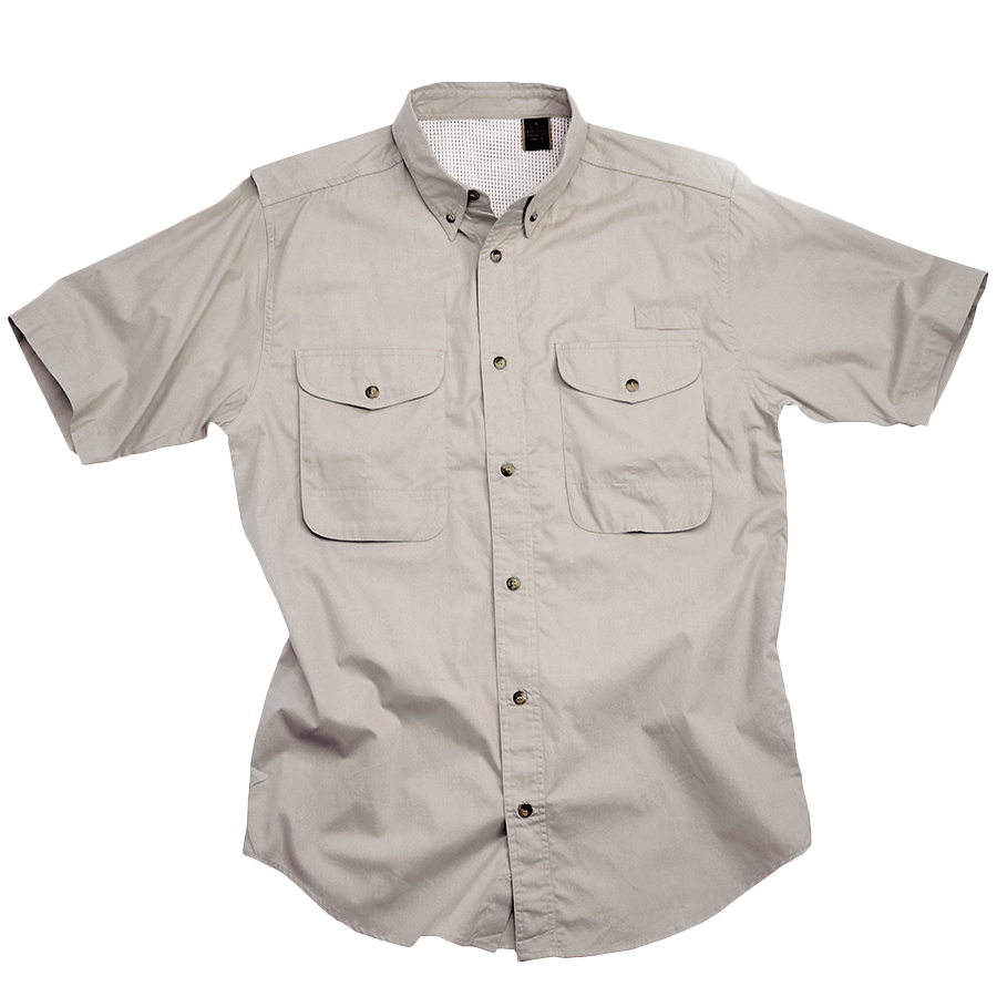 Cotton Poplin Fishing Shirt - Short Sleeve 2