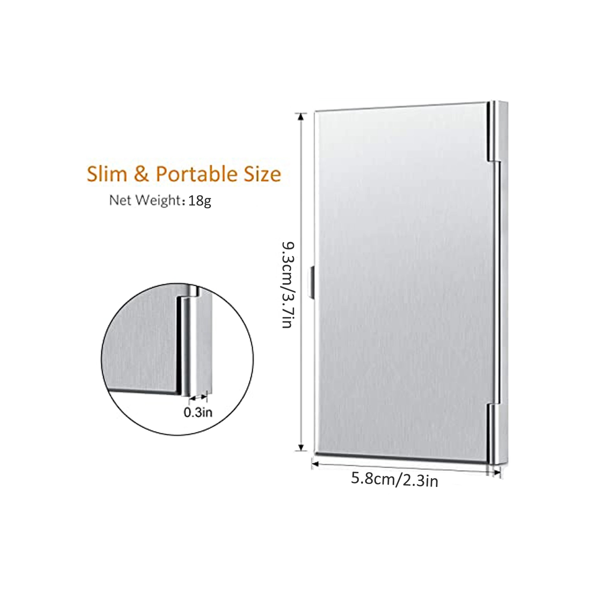 Aluminum Alloy Business Card Holder 2