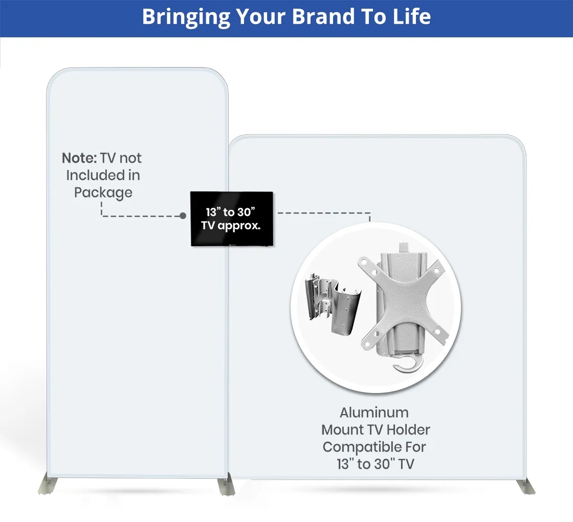 10ft Inline Trade Show Booth - Modular Display 10