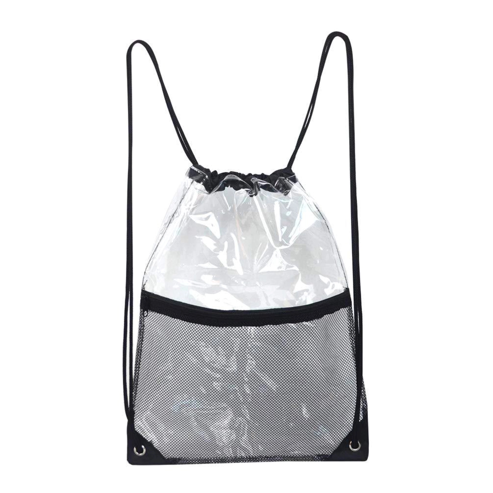 Transparent Drawstring Beach Bag 3