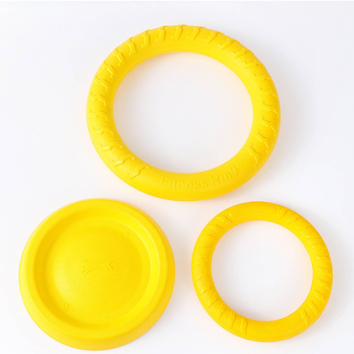 Dogs gnawing on pull tab pet toys 3
