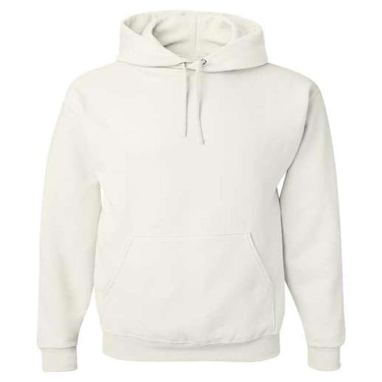 NuBlend Hooded Pullover White 2X, custom hoodie or sweatshirt with logo imprint 2