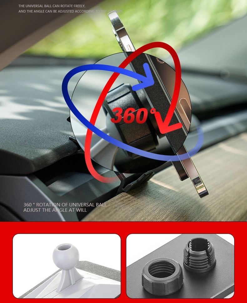 Magnetic Wireless Mobile Phone Car Charger 6