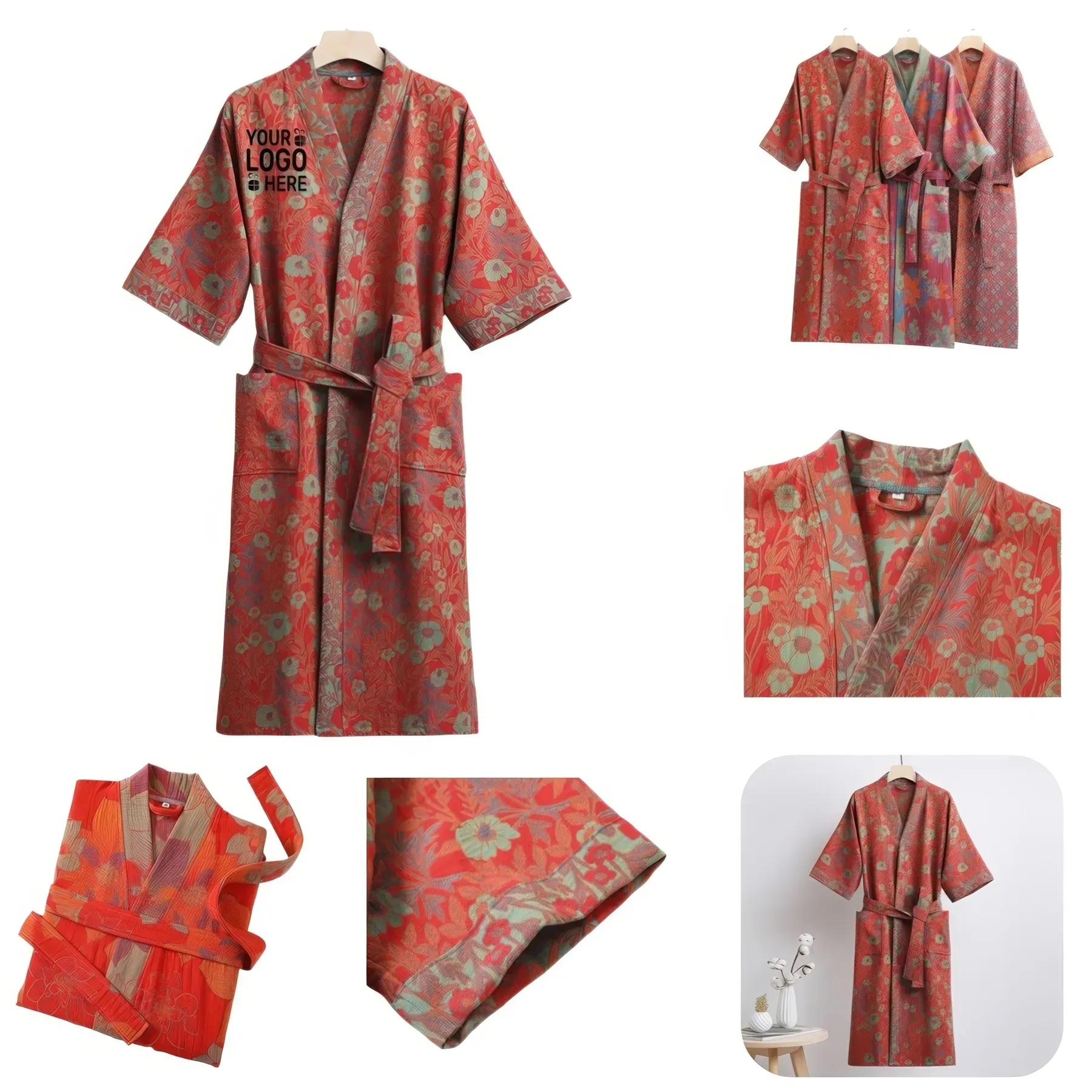 Cotton Double Gauze Bathrobe 5