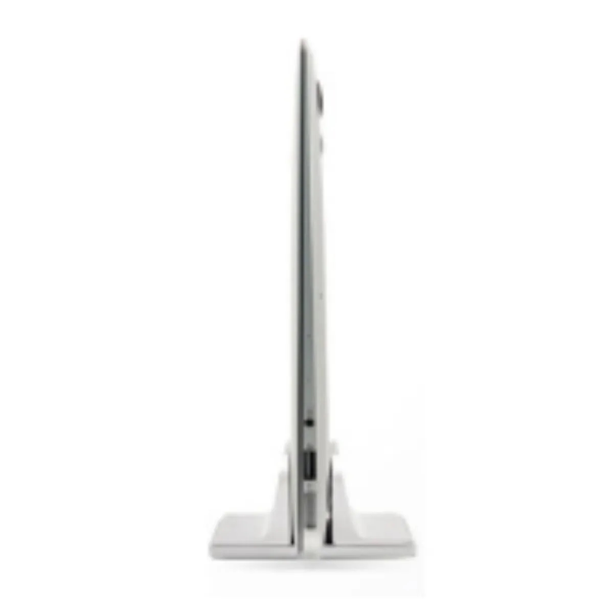 Aluminum Vertical Laptop Stand For Space Saving Desk 1