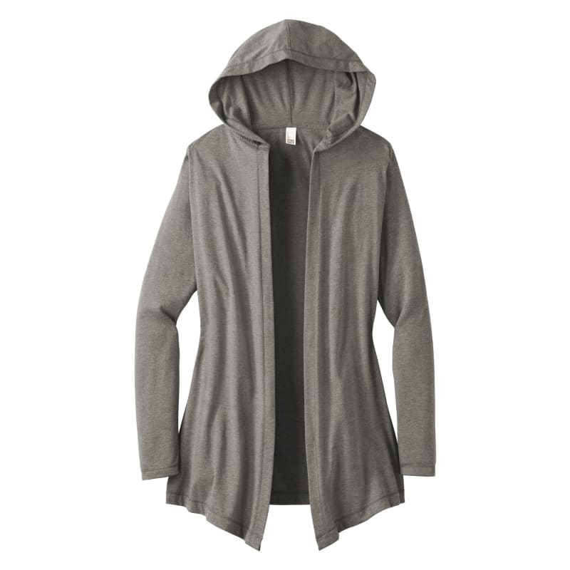 District Women's Perfect Tri Hooded Cardigan. 4