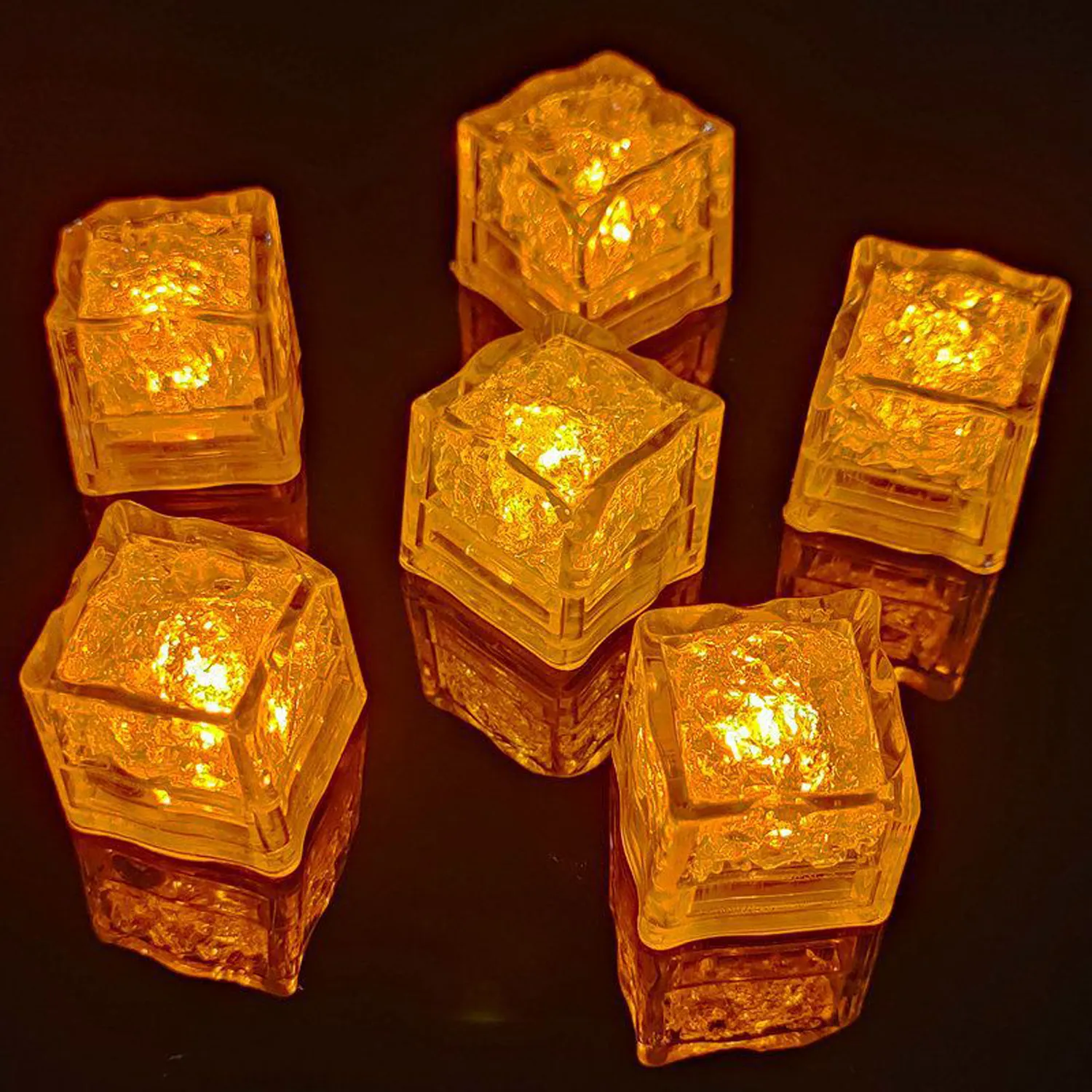 Waterproof Led Light Up Ice Cubes for Drinks 2