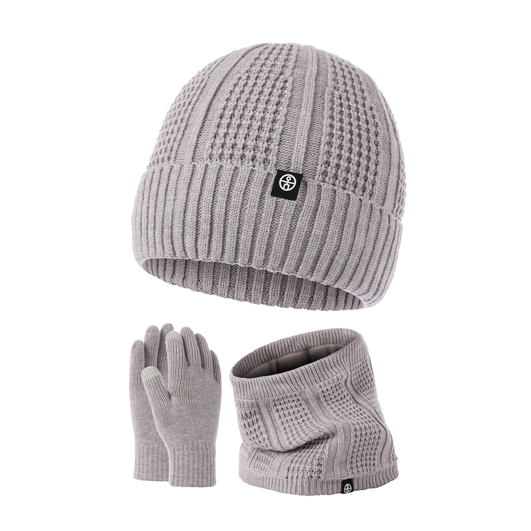 Winter Hat Scarf Gloves Set 3