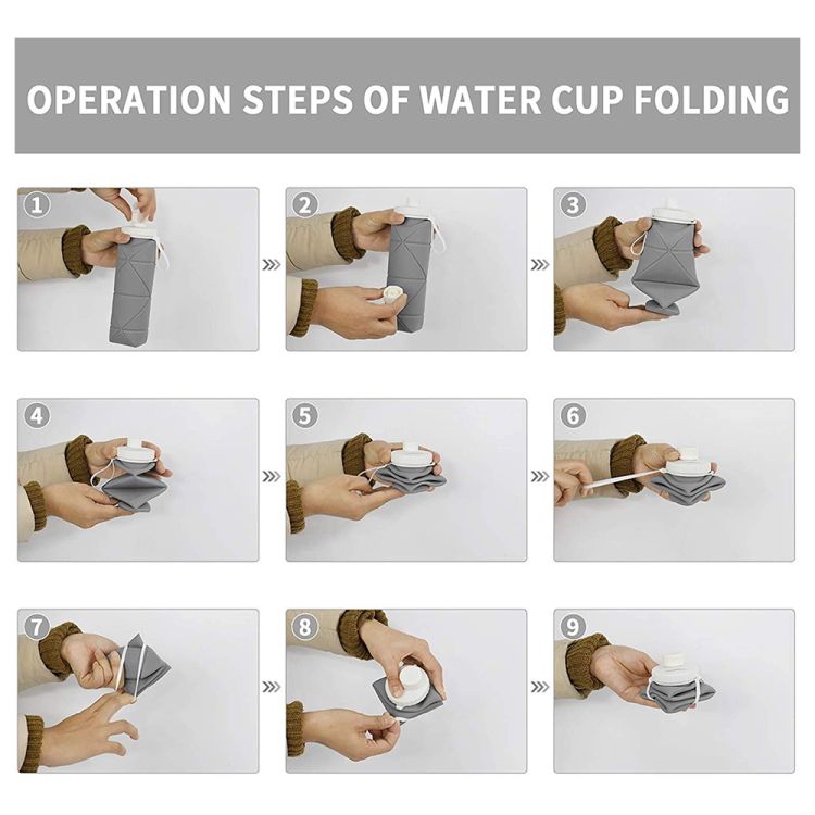 20 oz Collapsible Water Bottles Cups 5