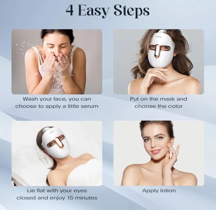 7 Color LED Light Therapy Face Mask 4