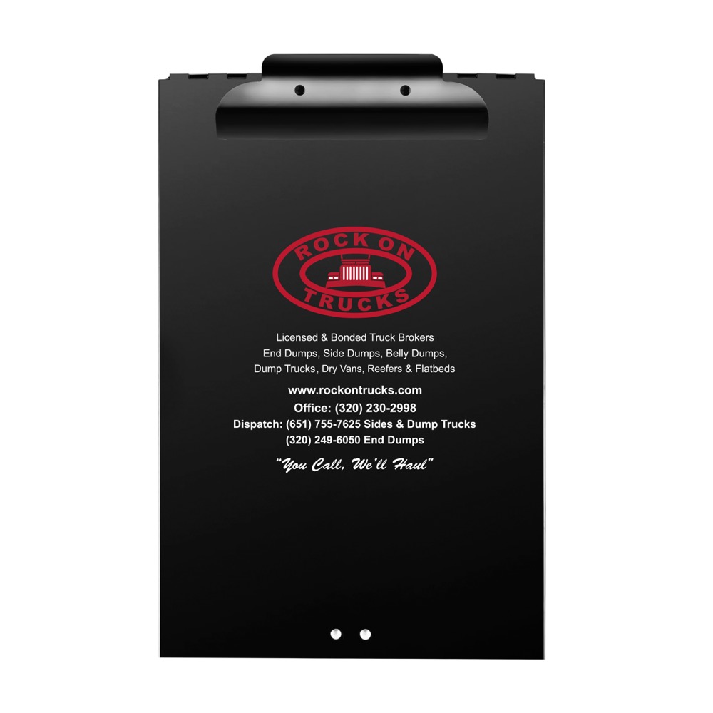 RavenDock Aluminum Storage Clipboard Black Baked Enamal Coating 11