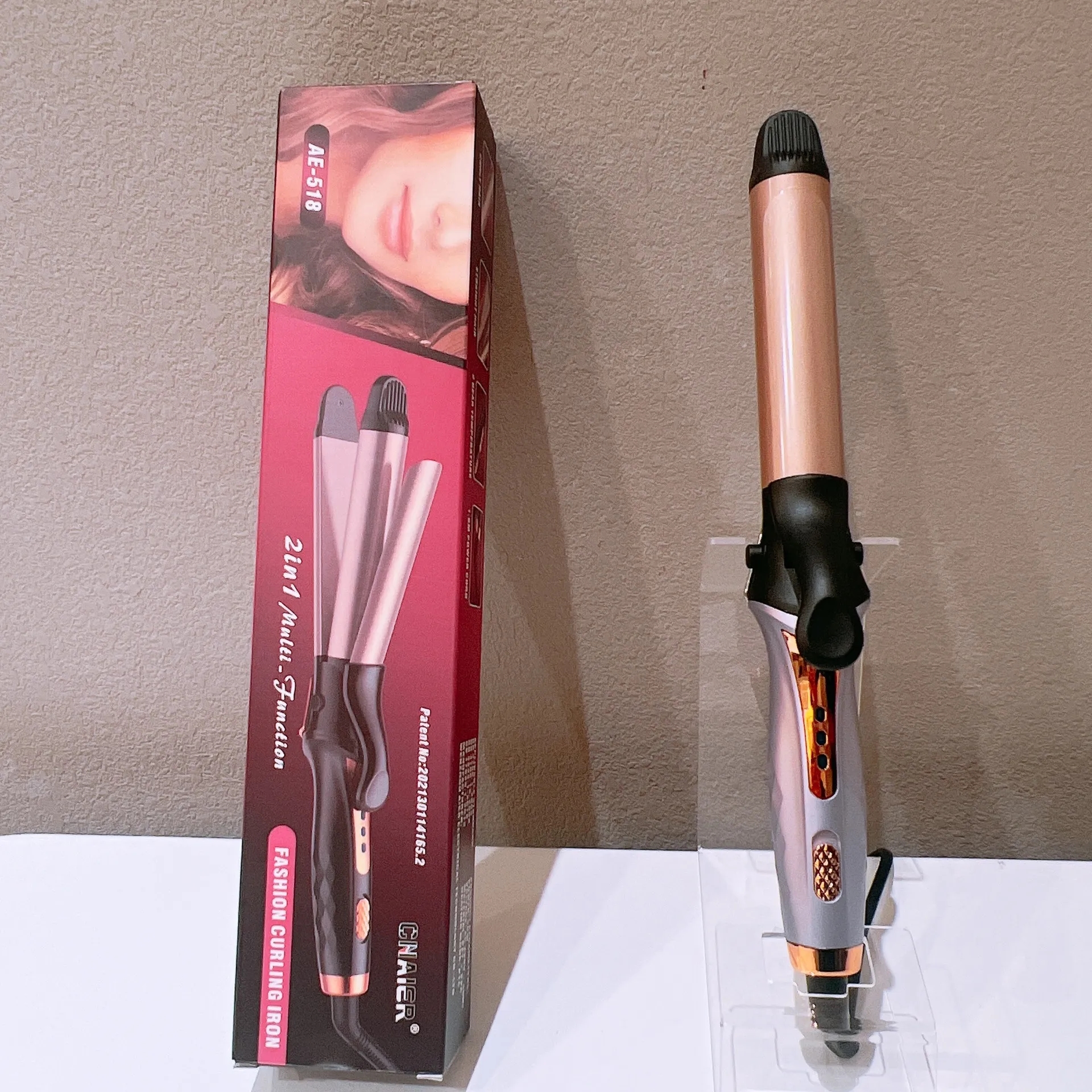 Dual Purpose Straightening and Curling Iron 10