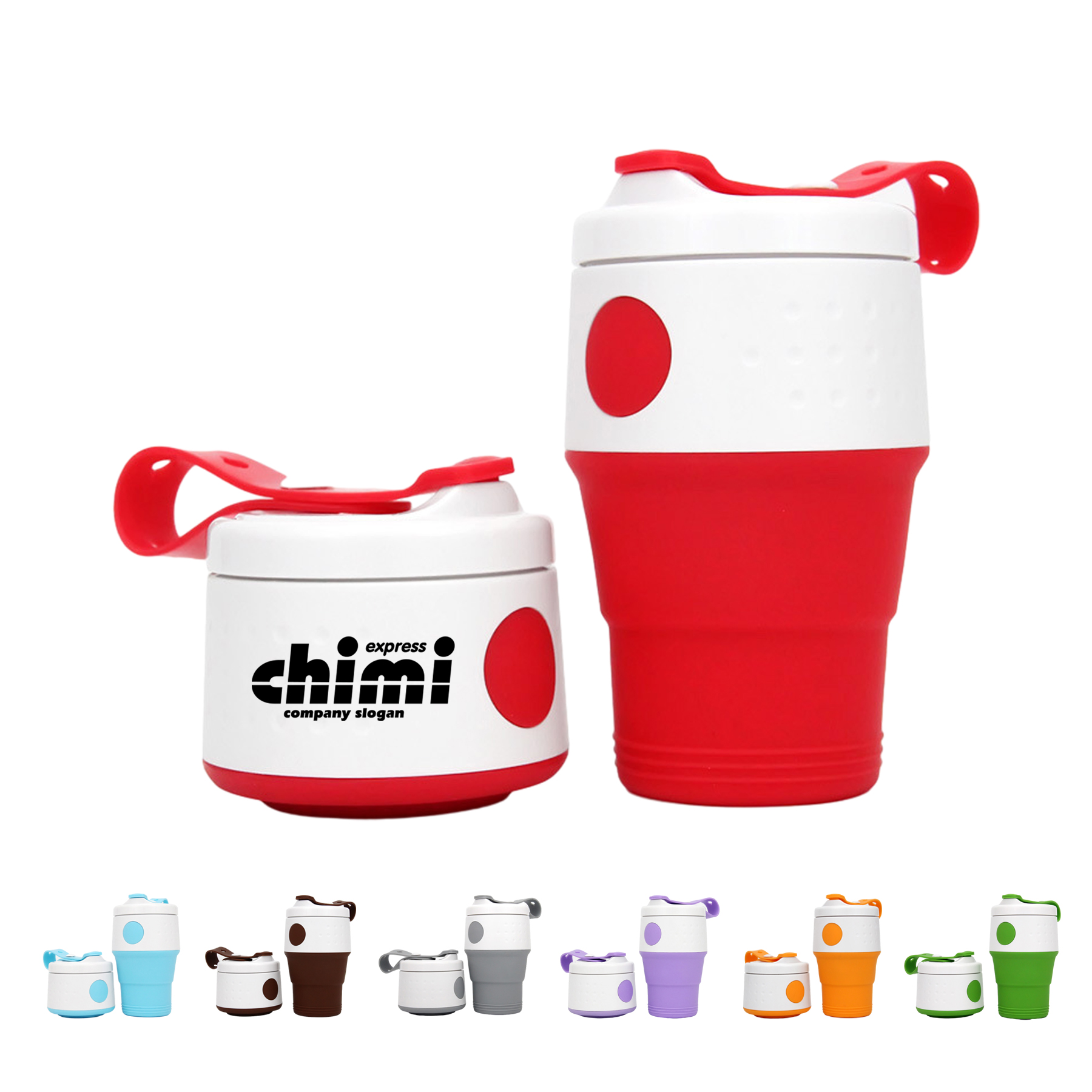 13 Oz. Silicone Foldable Coffee Cup 1