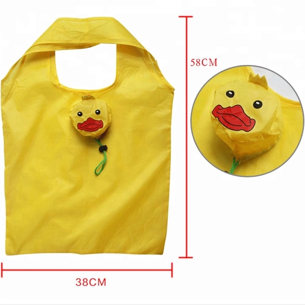 Yellow Duck Shape Folding Shopping Bag 1