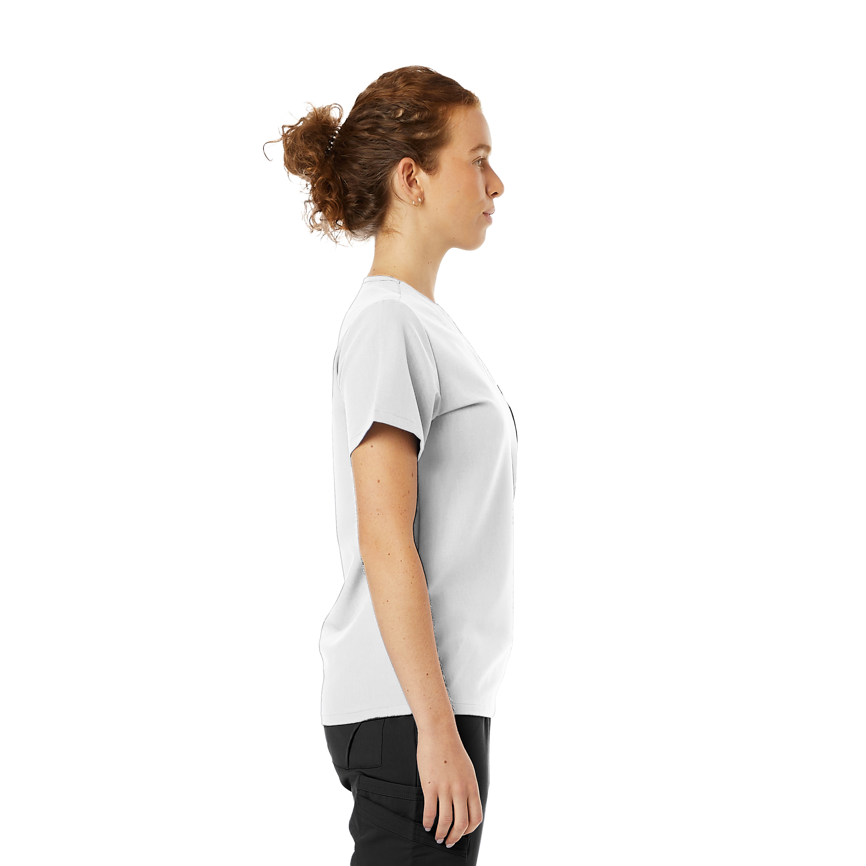 Womens WYND Tuckable Scrub Top 5