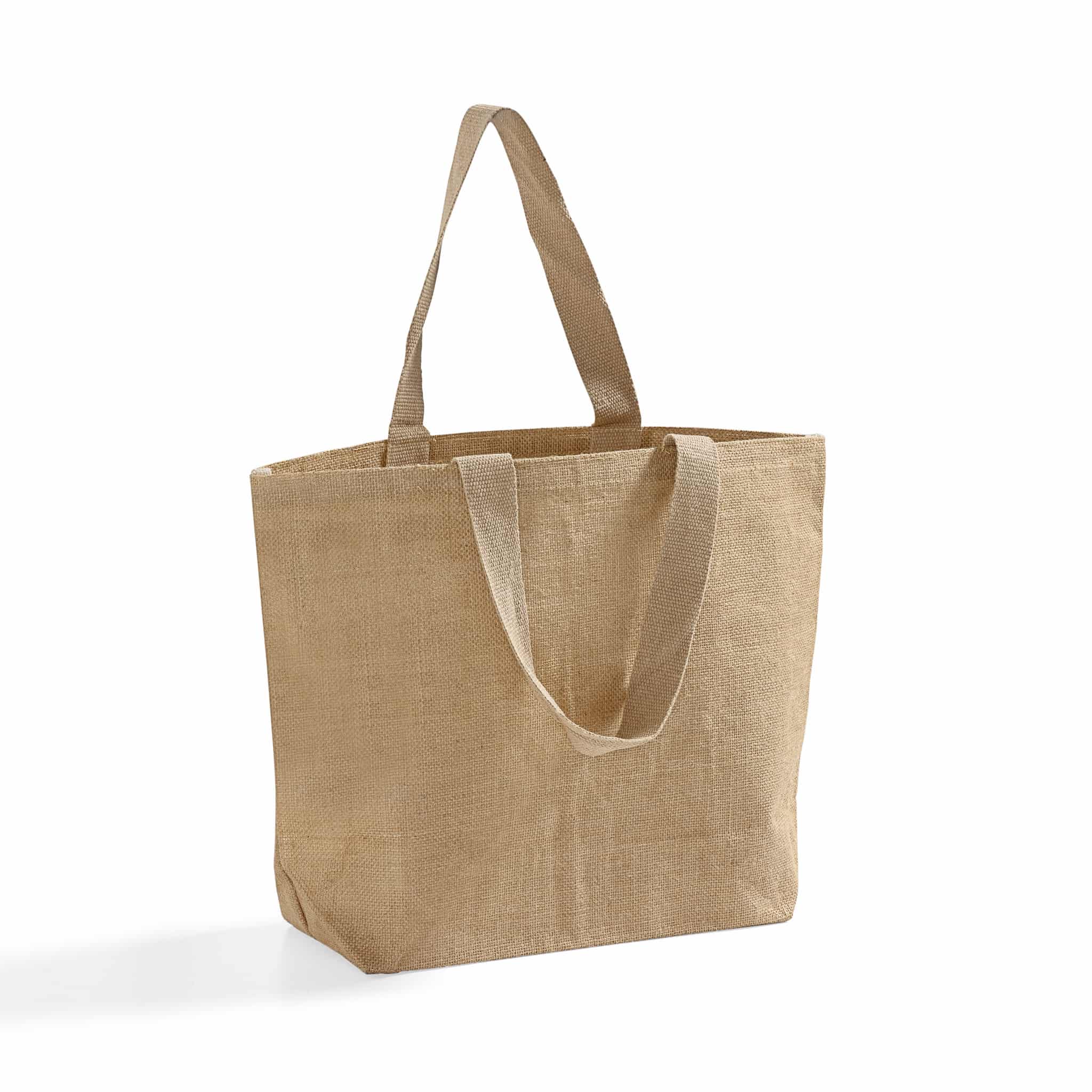 Large Versatile Jute Tote Bag, custom tote bag with logo imprint 2
