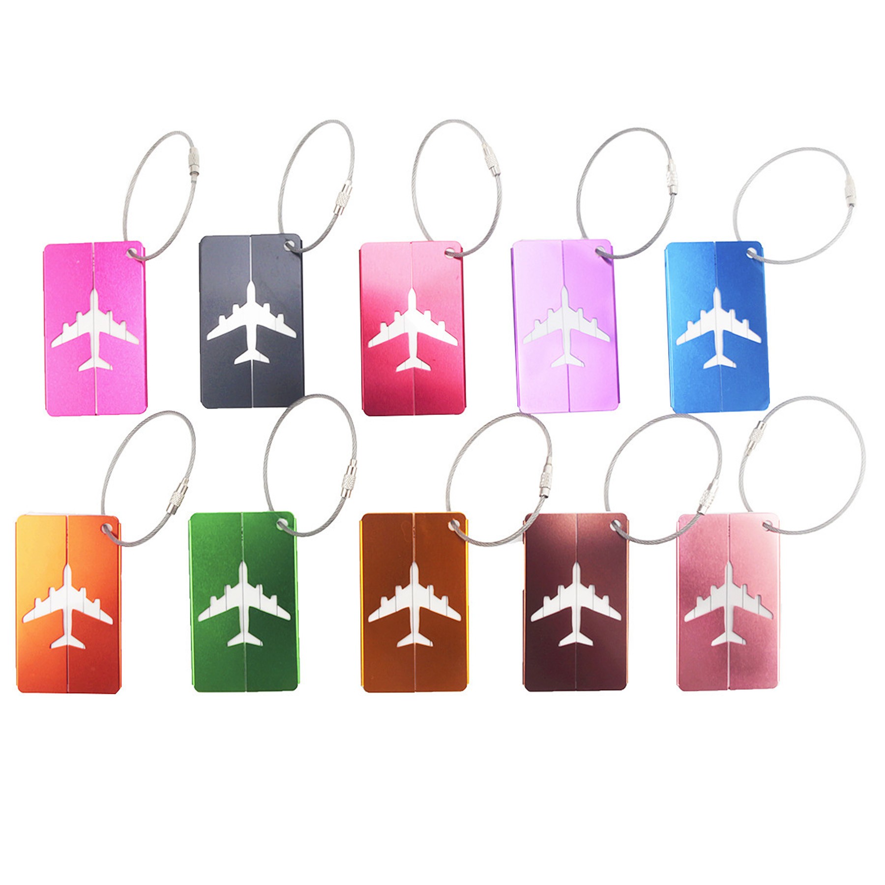 Luggage Tags With Steel Loop 4