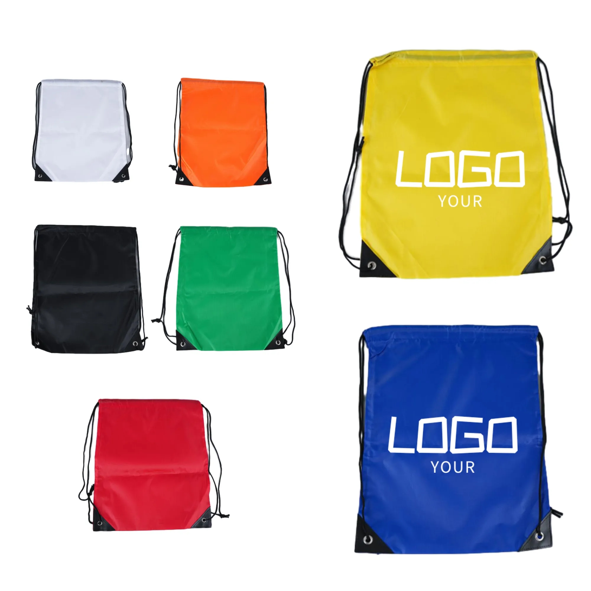 MOQ 50 Gym Drawstring Storage Bag Backpack