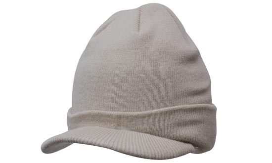 Acrylic Beanie - Toque with Peak 2