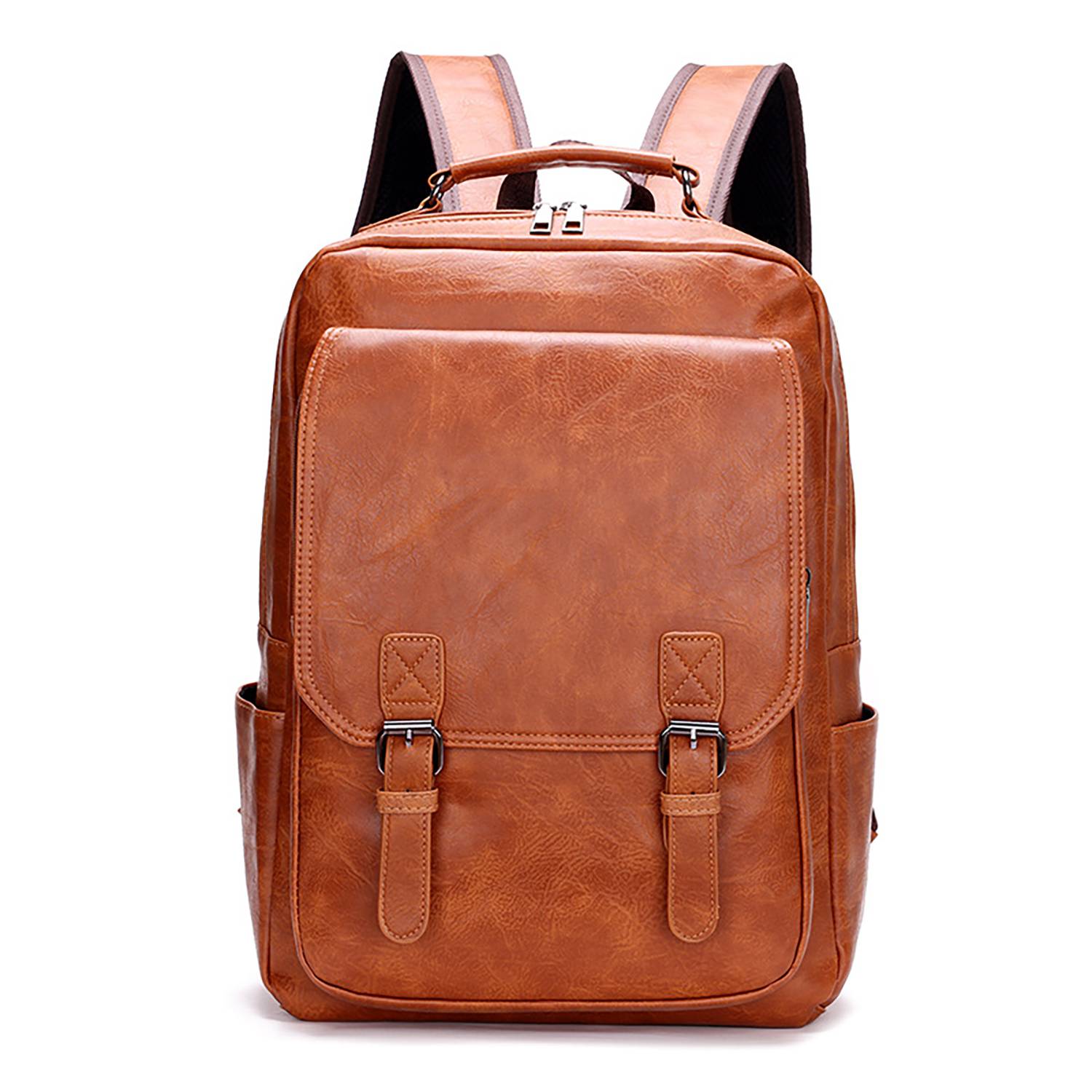 Large Capacity Waterproof Pu Business Travel Backpack 1
