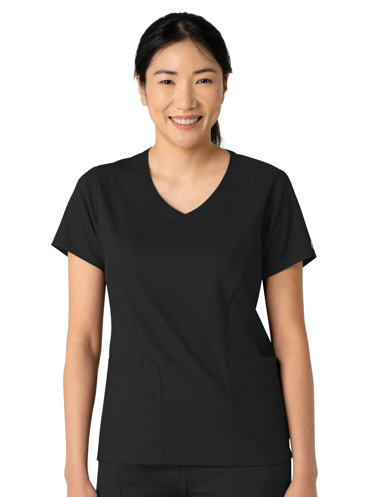 Boundless Women's 2-Pocket V-Neck Top