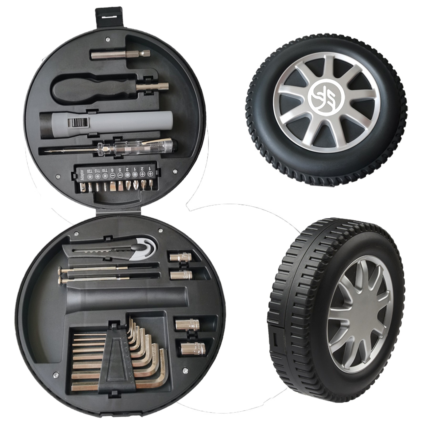 30 In 1 Tool Set Tire-Shaped Tool Kit Gift
