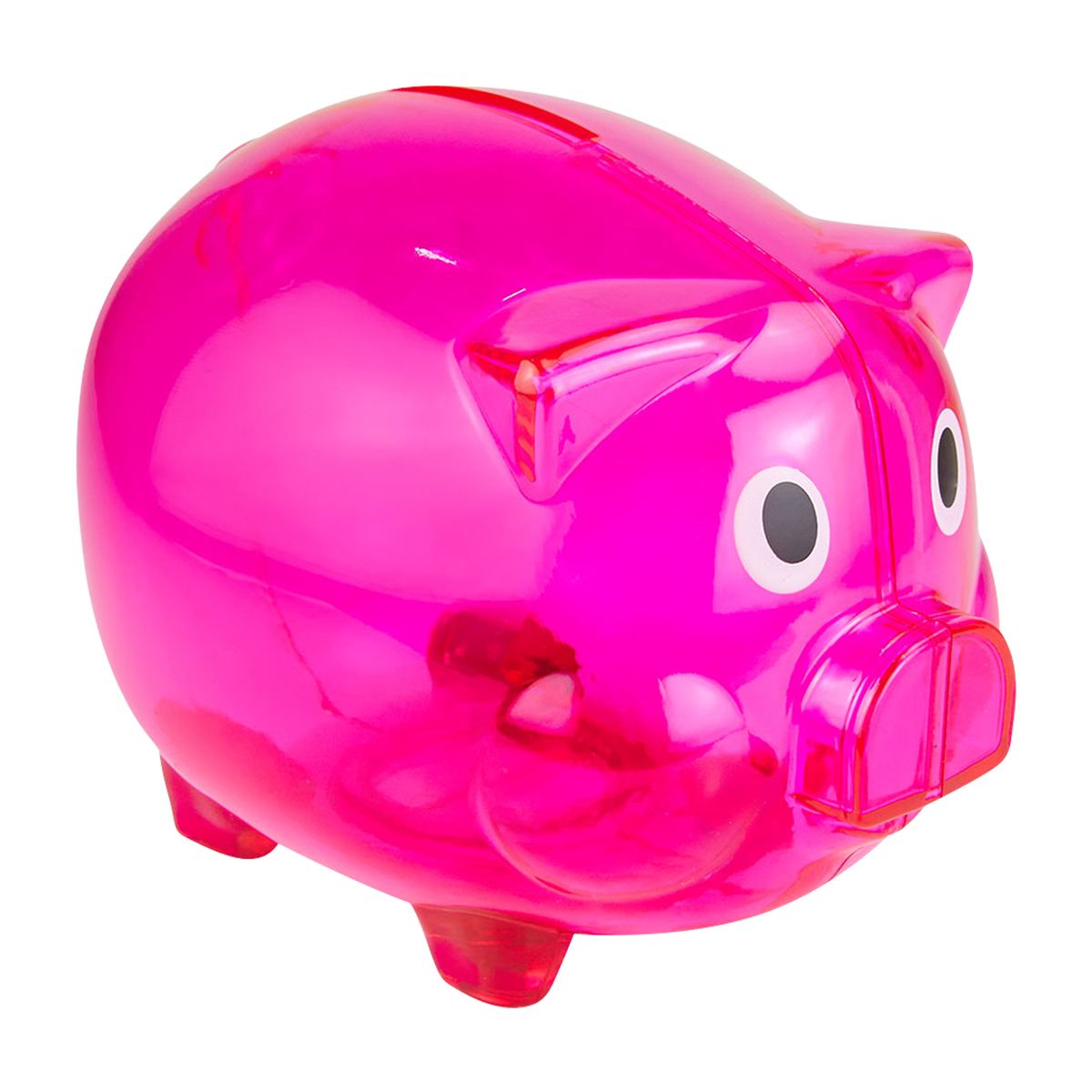 Transparent PP Piggy Bank (Large & Small Size Available) 12