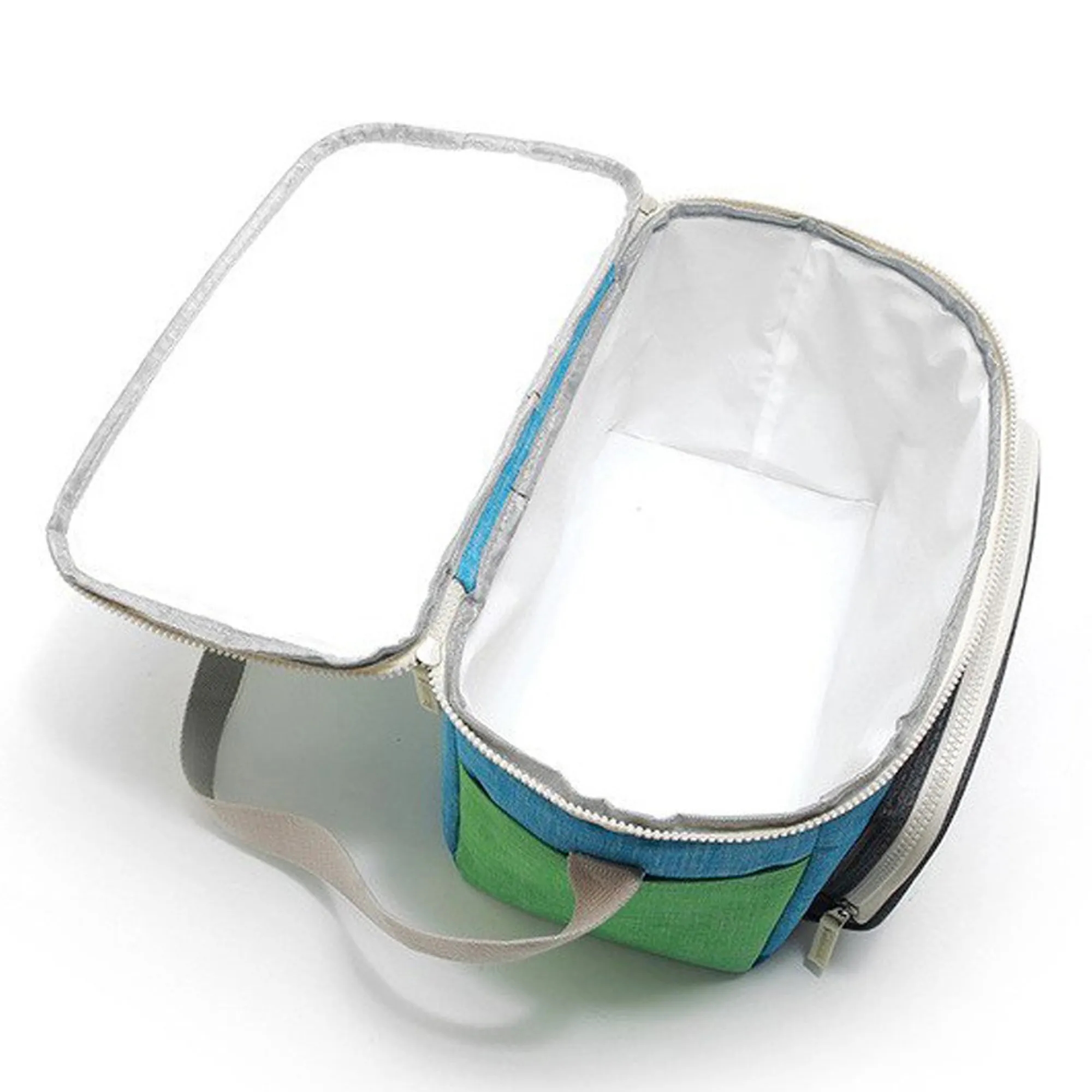 PEVA Insulated Cooler Lunch Bag w/ Strap 3