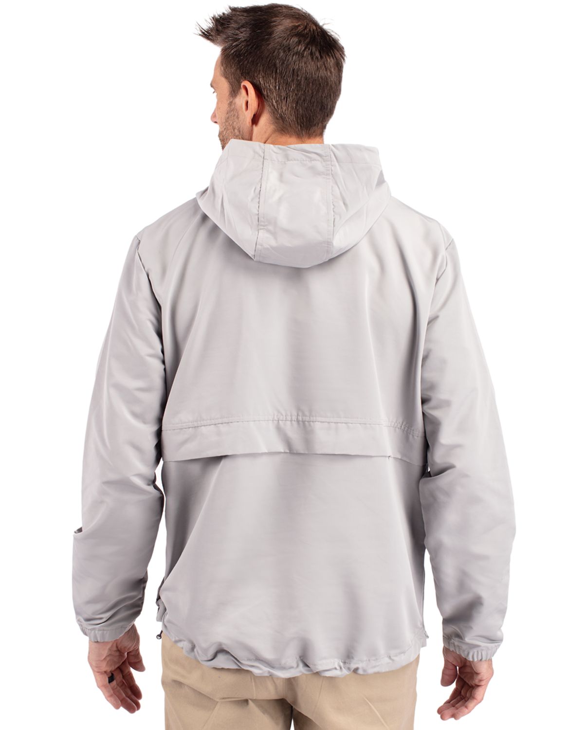 Cutter & Buck Charter Recycled Packable Mens Half Zip Anorak Jacket 2