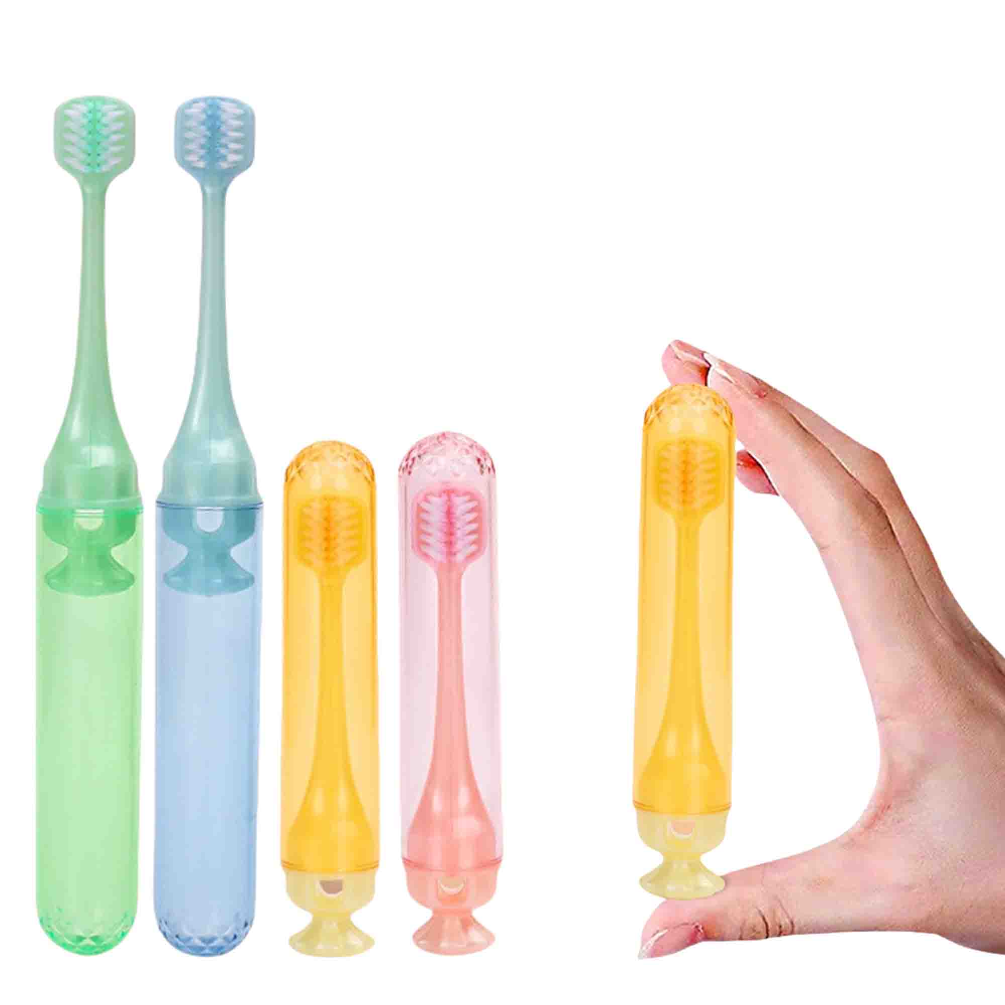 Travel Folding Plastic Toothbrush 1
