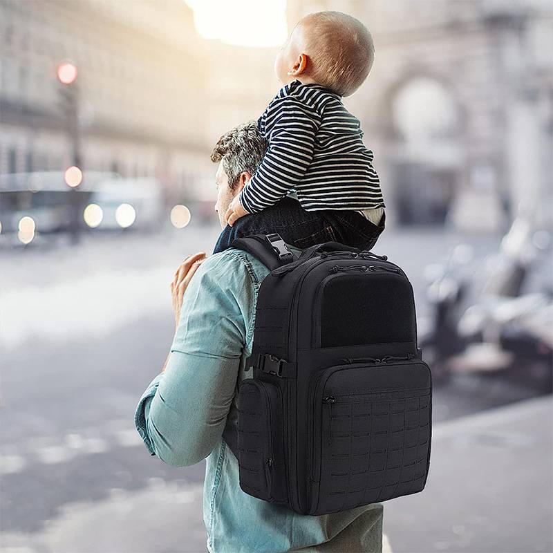 Multi-functional large capacity baby supplies mommy backpack 4