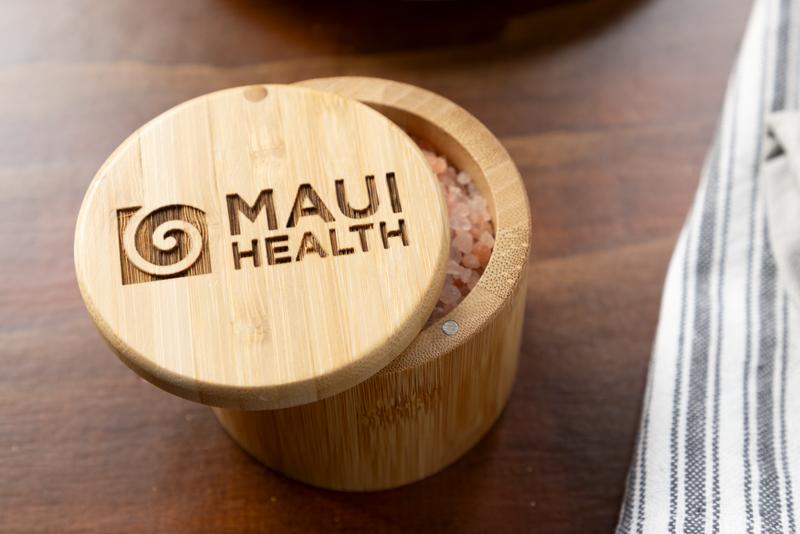 6 oz Round Salt Bamboo Box 4