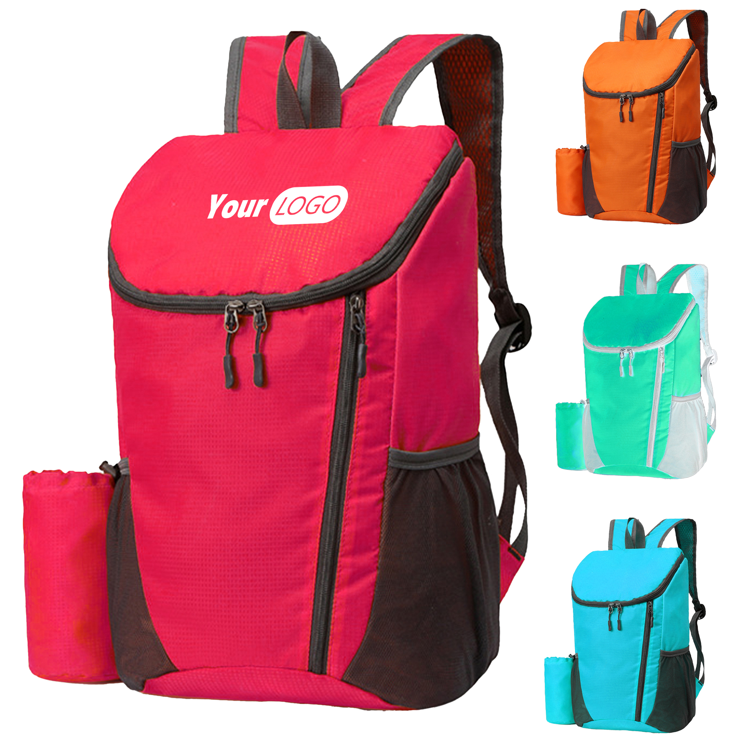 Polyester Large Capacity Folding Backpack 5