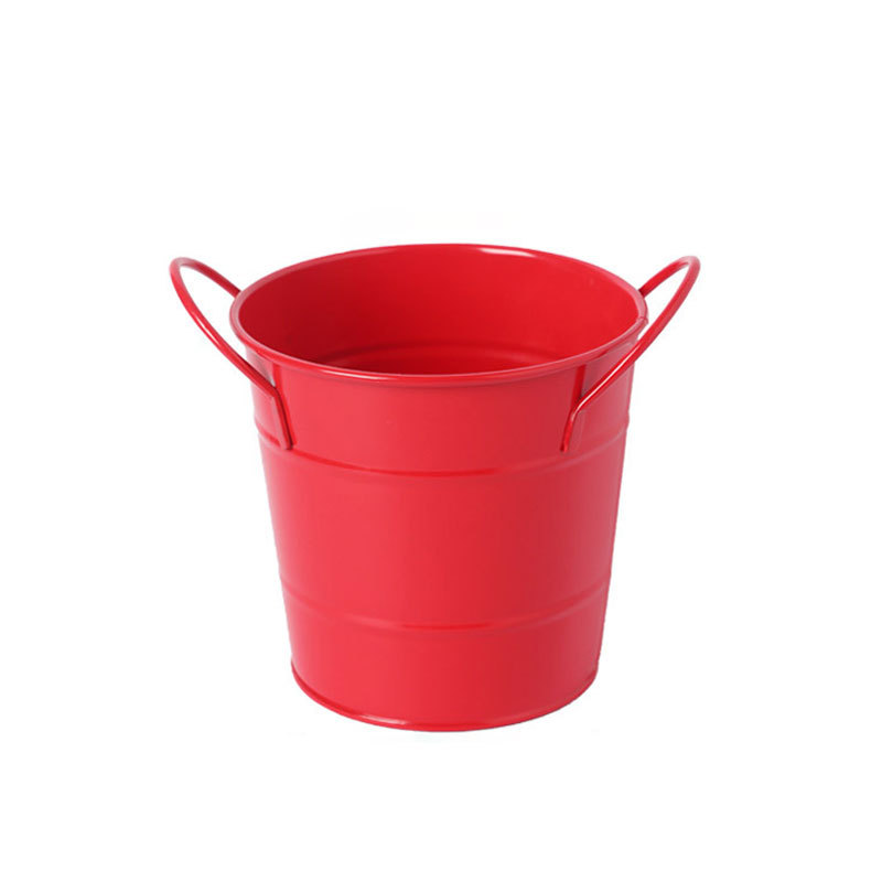 20 oz Mini Colored Metal Buckets with Handle 4