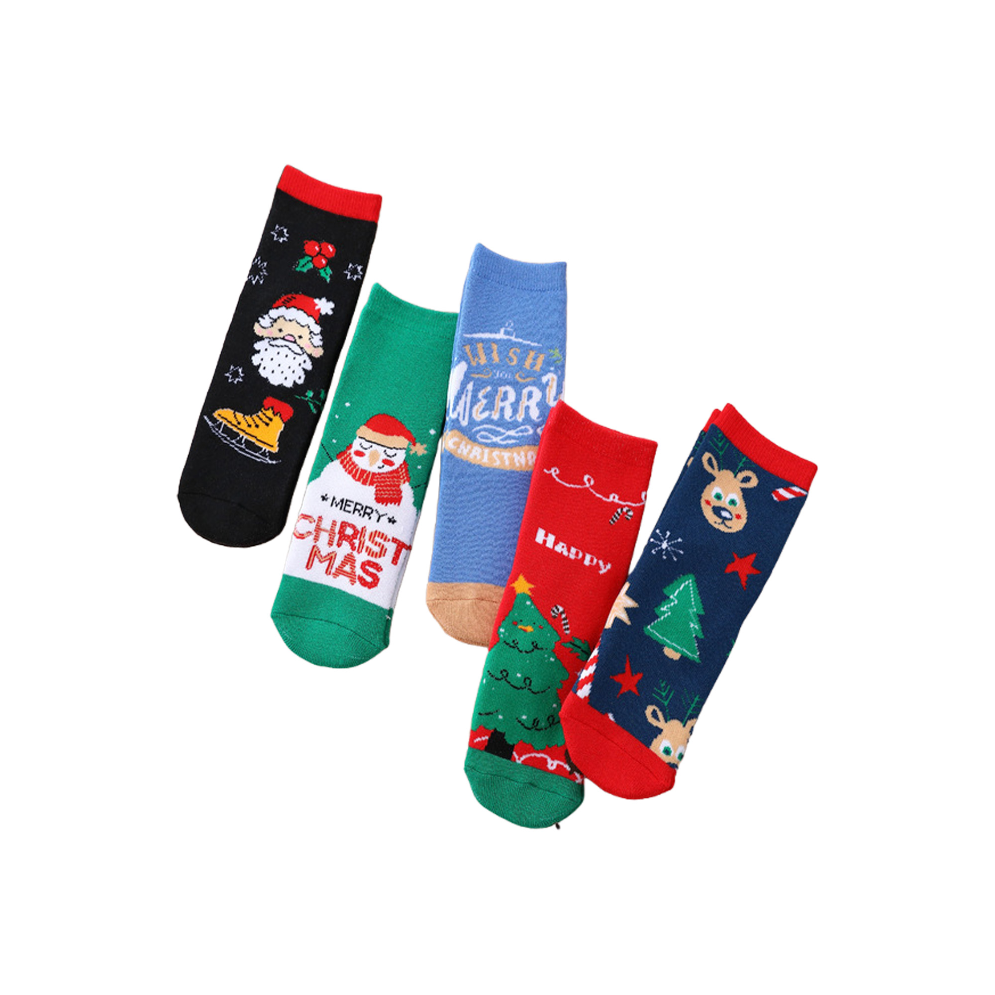 Cotton Children's Warm Christmas Socks 8