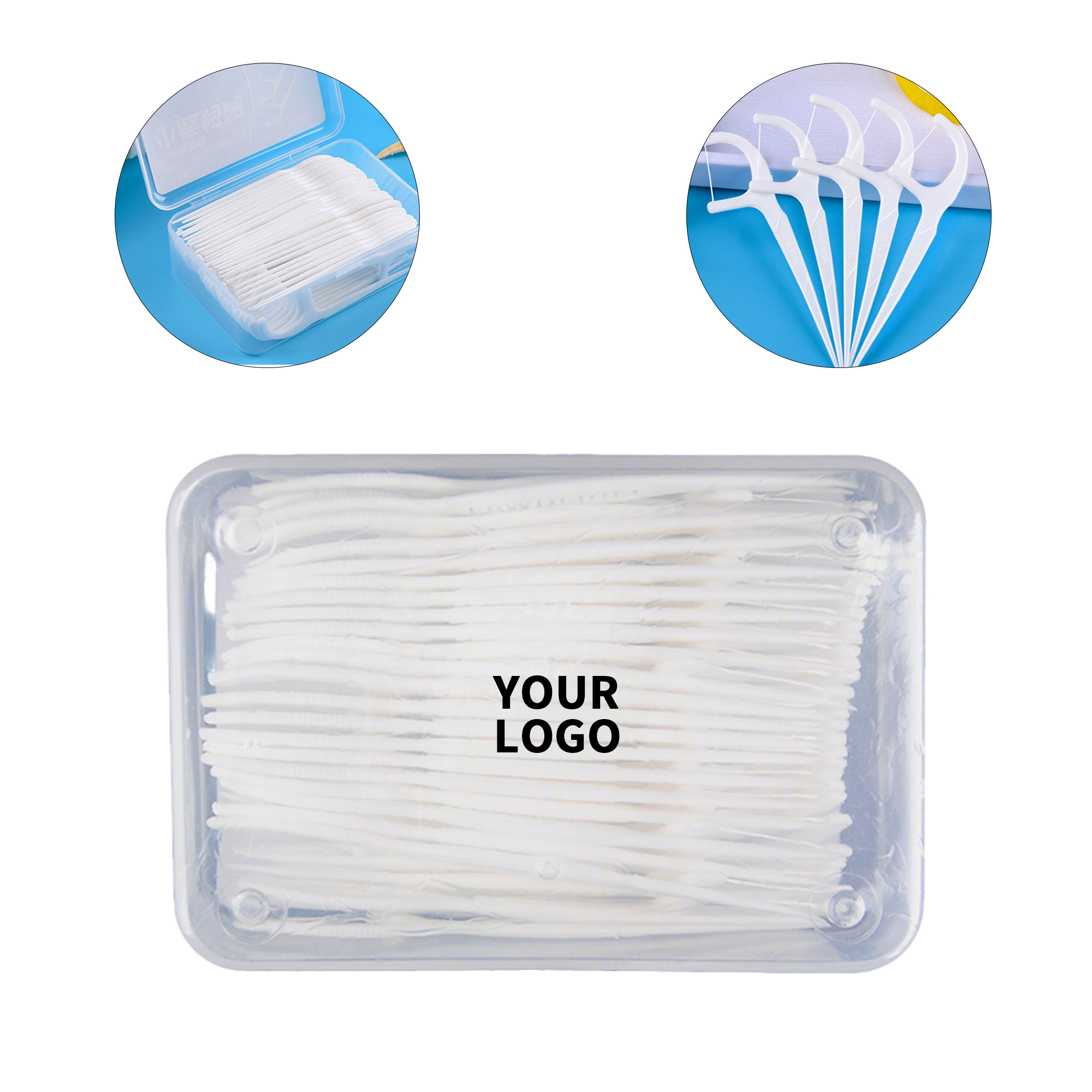 Dental Floss Pick Storage Box 50 Pieces Per Box 3