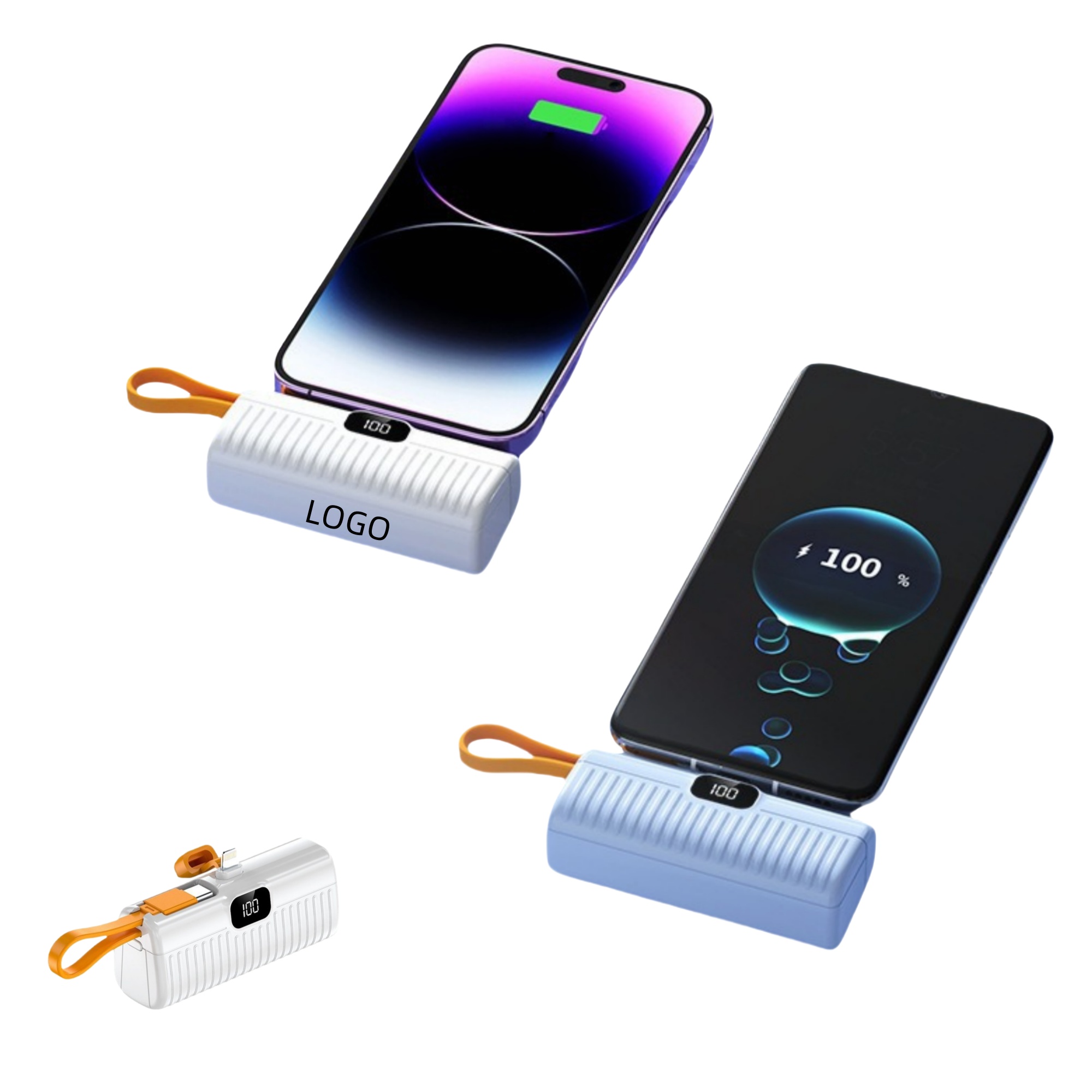 Full 5000mAh Power Bank With Digital Display 2