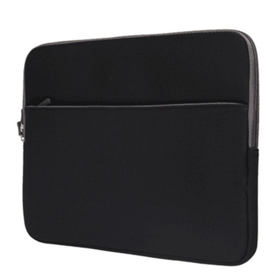 Laptop Sleeve with Zip Closure and Zipped Front Pocket -