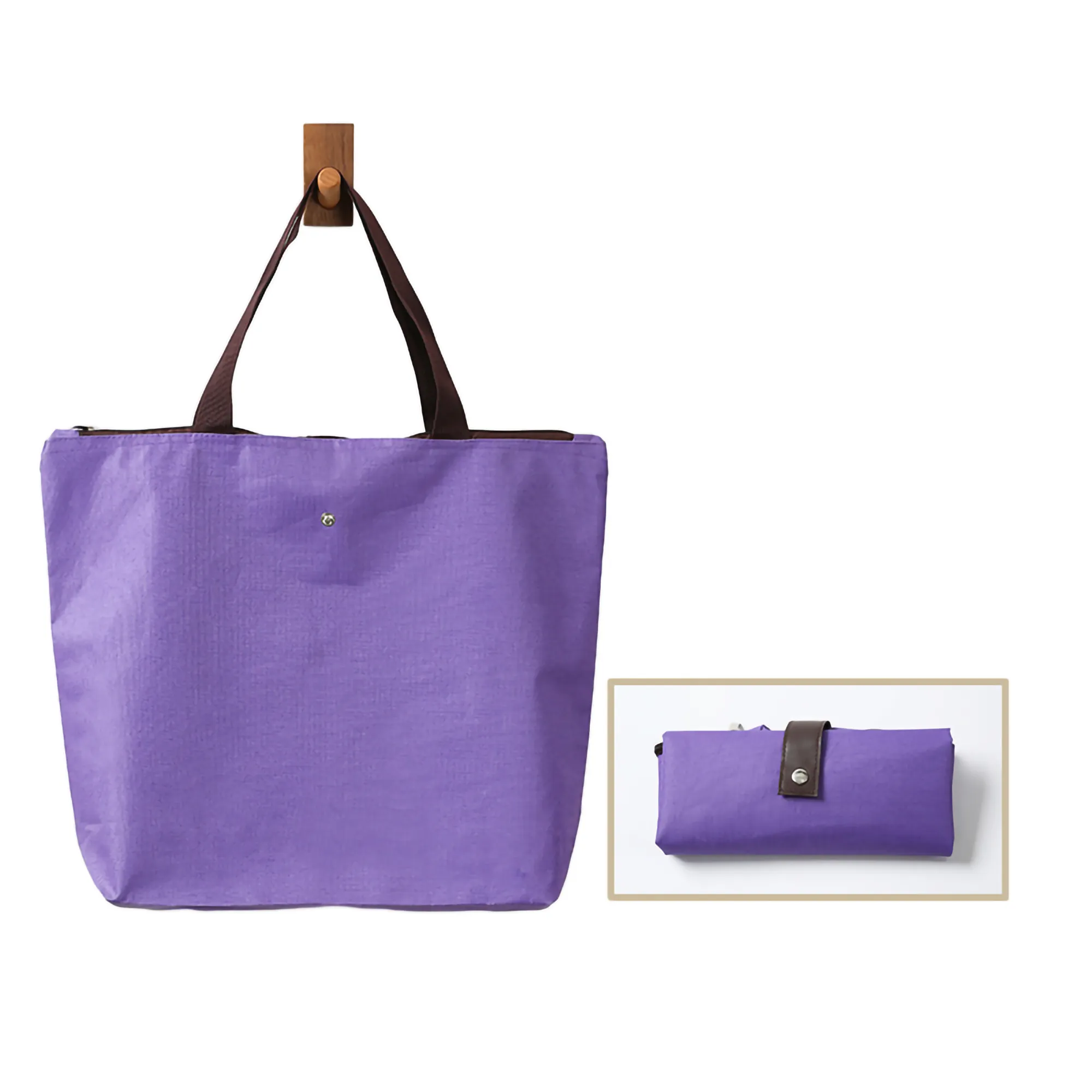 Foldable Grocery Shopping Tote Bag, custom tote bag with logo imprint 7