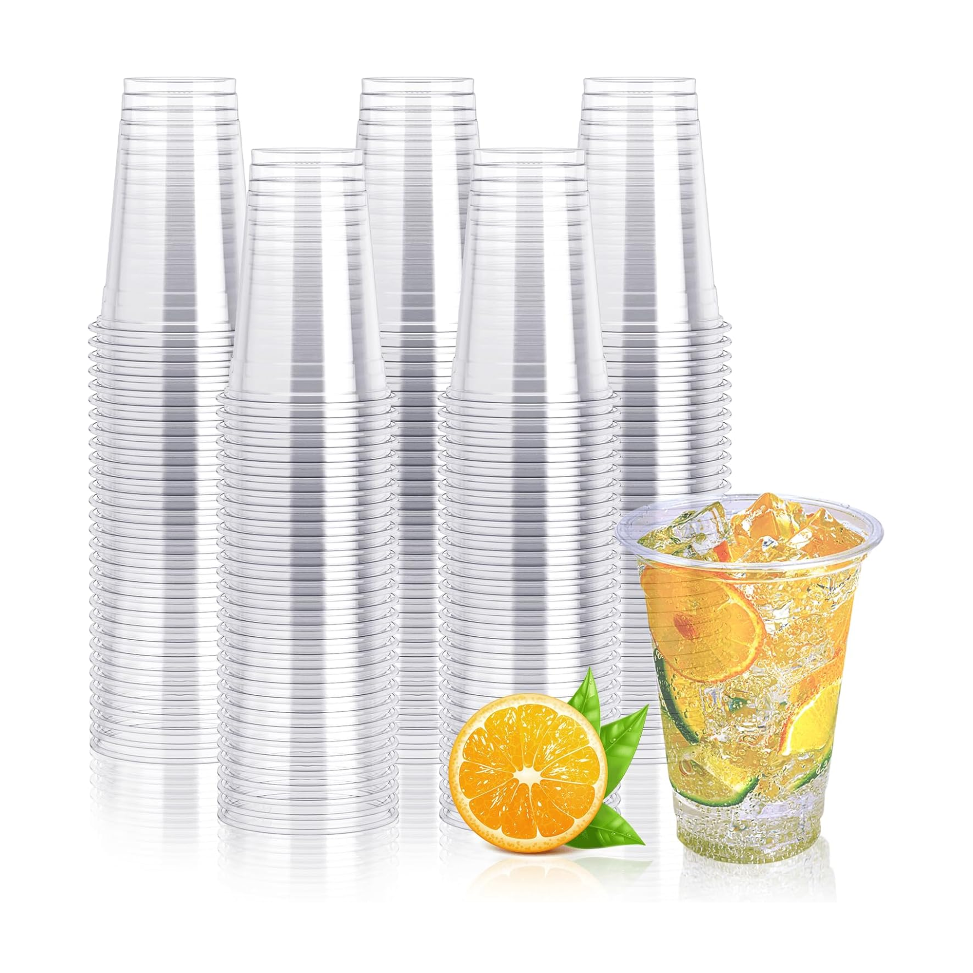 PET Plastic Coffee Cup 16 OZ 3