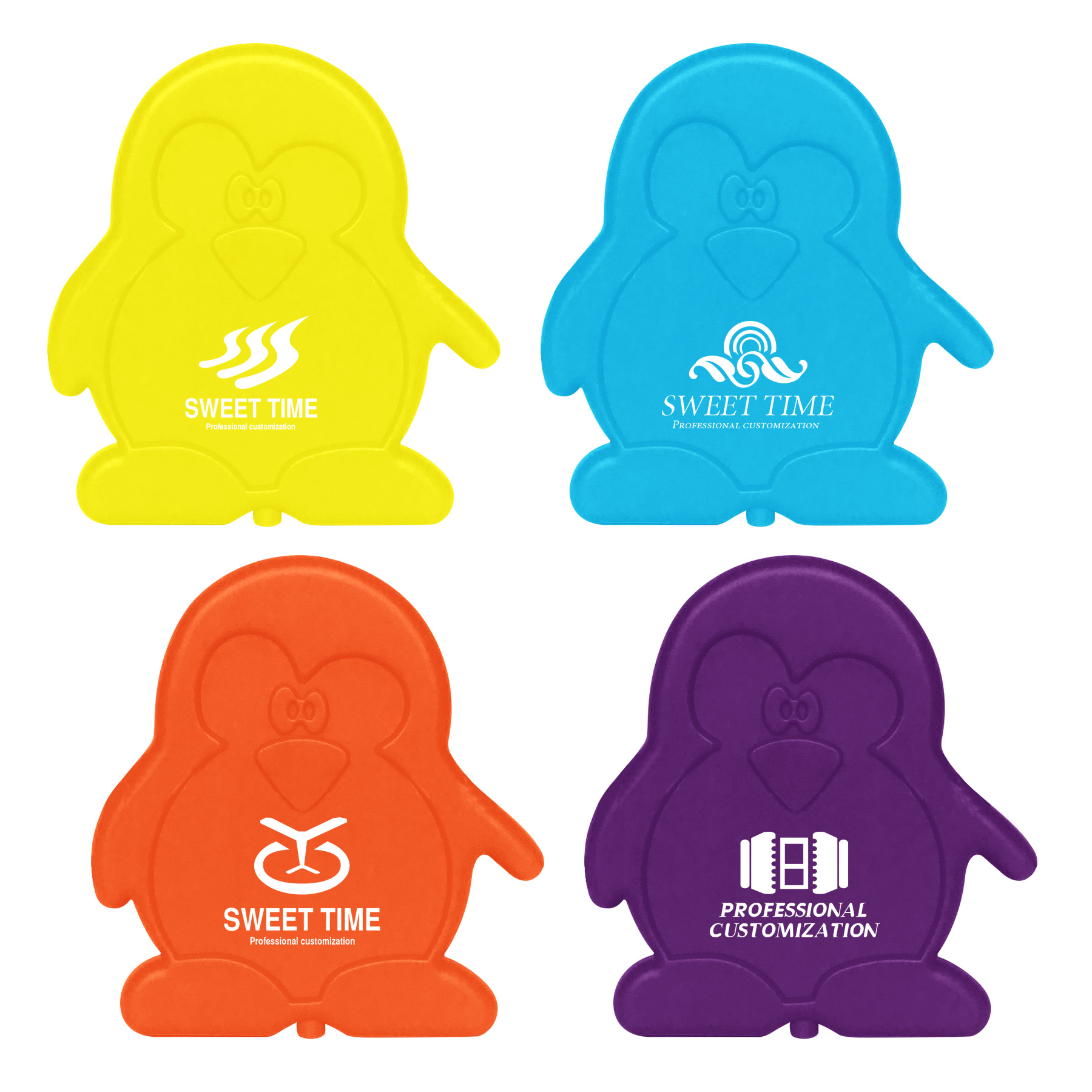 Penguin Shape Food Grade HDPE Reusable Gel Ice Pack 2