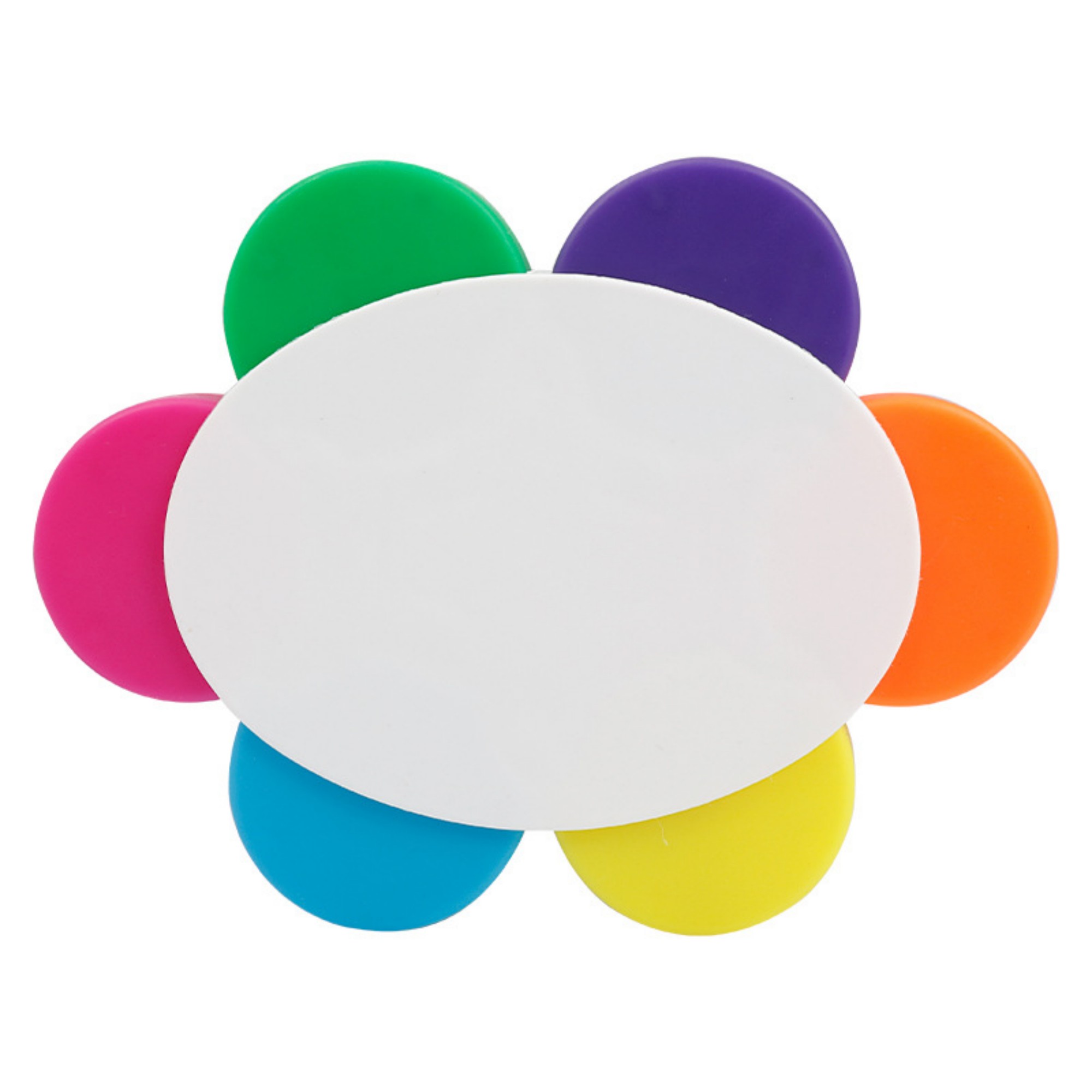 Six Color Flower Shaped Highlighters 4