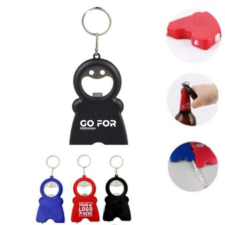 3-in-1 Tape Measure Keychain with Light 1