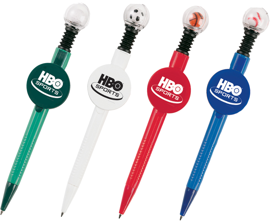 Ballpoint Pen With Delightful Sports Ball - Sports Promotions 2